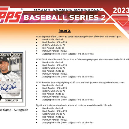 Topps - 2023 Series 2 Baseball (MLB) - Retail Box - The Card Vault