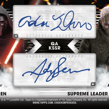 Topps - 2023 Star Wars Signature Series Trading Cards - The Card Vault