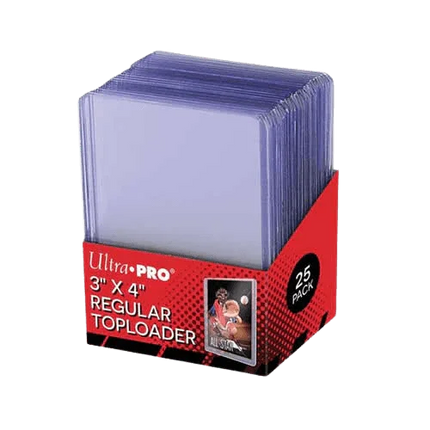 Ultra Pro - 3 x 4 Inch Toploaders Clear 25 Pack - 35pt - The Card Vault