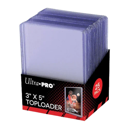 Ultra Pro - 3 x 5 Inch Toploaders 25 Pack - 35pt - The Card Vault