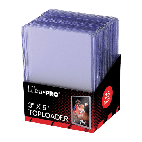 Ultra Pro - 3 x 5 Inch Toploaders 25 Pack - 35pt - The Card Vault