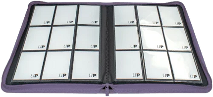 Ultra Pro - 9 Pocket Zippered Pro Binder - Purple - The Card Vault