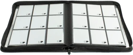 Ultra Pro - 9 Pocket Zippered Pro Binder - Silver - The Card Vault