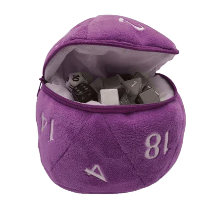 Ultra Pro - D20 Plush Dice Bag - Purple - The Card Vault