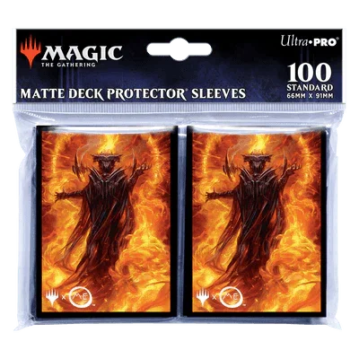 Ultra Pro - MTG: The Lord Of The Rings: Tales Of Middle-Earth - 100ct Sleeves 3 Featuring: Sauron - The Card Vault