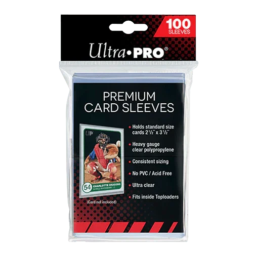 Ultra Pro Platinum Clear Standard Card Sleeves 100pk | The Card Vault Ultra Pro Platinum Clear Standard Card Sleeves 100pk | The Card Vault