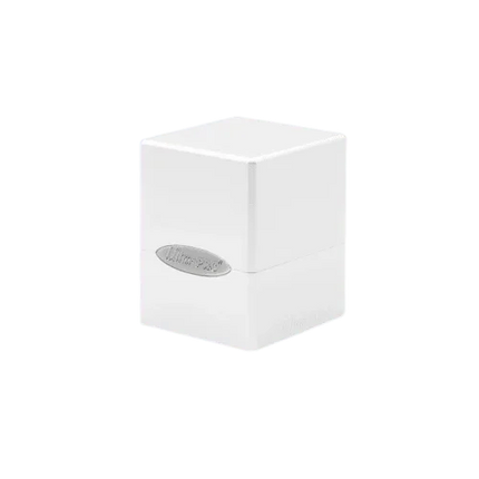 Ultra Pro - Satin Cube Deck Box - Arctic White - The Card Vault