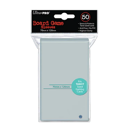Ultra Pro - Tarot Card Board Game Sleeves 70mm x 120mm 50pk - The Card Vault