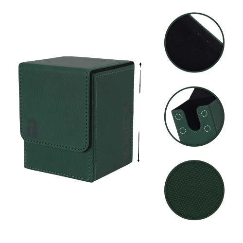 Vault X - Large Exo-Tec® Deck Box - Green - The Card Vault
