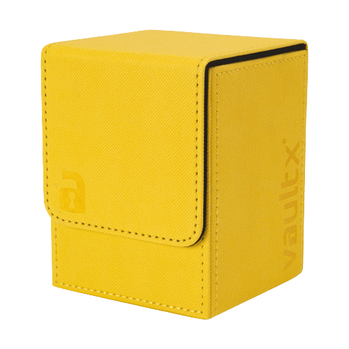 Vault X - Large Exo-Tec® Deck Box - Yellow - The Card Vault