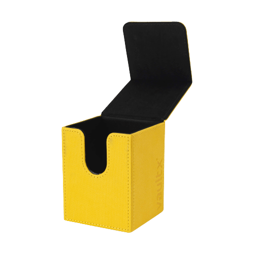Vault X - Large Exo-Tec® Deck Box - Yellow - The Card Vault