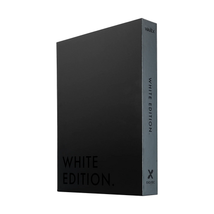 Vault X - 9-Pocket Exo-Tec® Zip Binder - White Edition