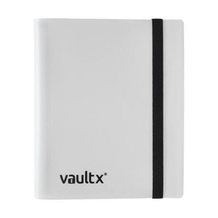 Vault X - 9-Pocket Strap Binder - White