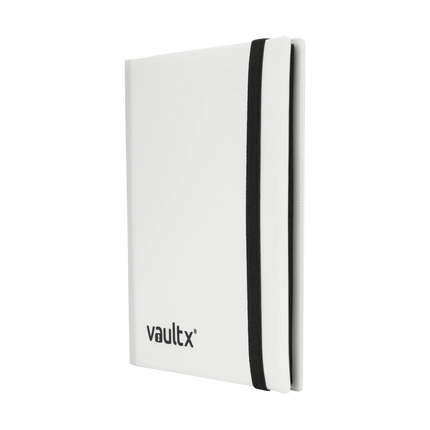 Vault X - 9-Pocket Strap Binder - White