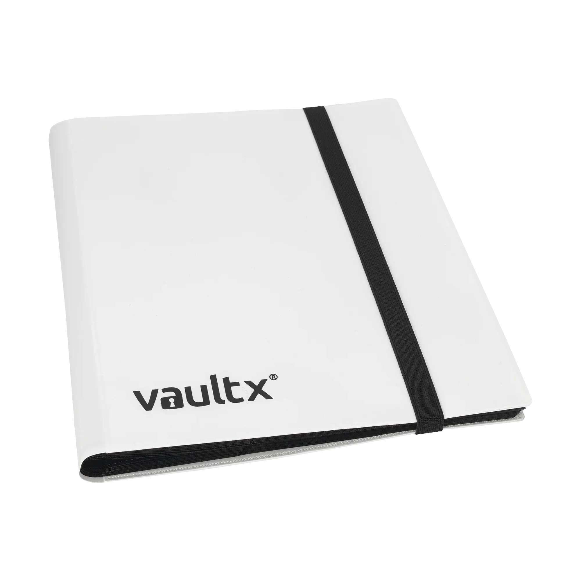 Vault X - 4-Pocket Strap Binder - White The Card Vault Vault X - 4-Pocket Strap Binder - White The Card Vault
