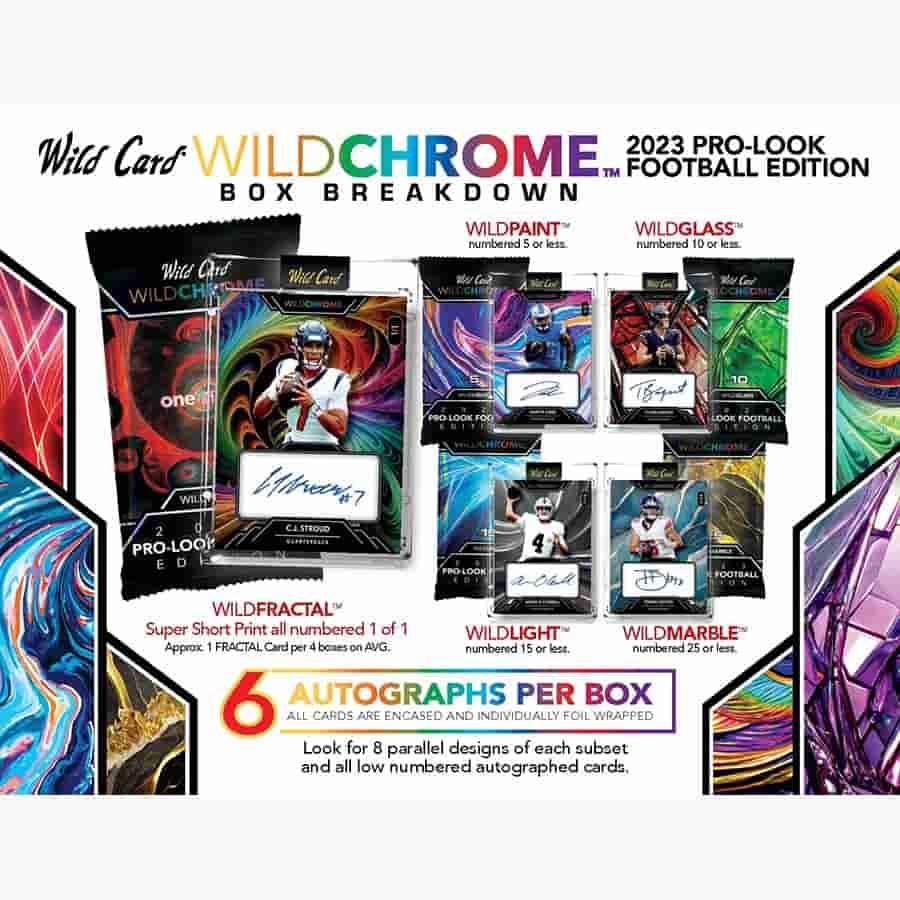 Wild Card - 2023 WildChrome Pro-Look American Football (NFL) - Hobby Box - The Card Vault