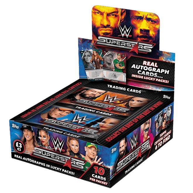 WWE Superstars - 2021 Booster Box (20 Packs) - The Card Vault