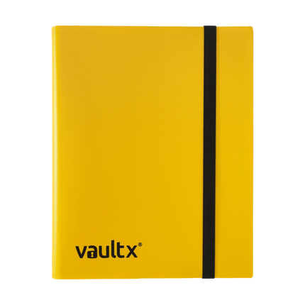 Vault X - 9-Pocket Strap Binder - Yellow