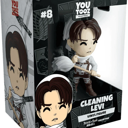 Youtooz - Attack on Titan - Cleaning Levi Vinyl Figure #8 - The Card Vault