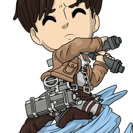 Youtooz - Attack on Titan - Spinning Levi Vinyl Figure #7 - The Card Vault