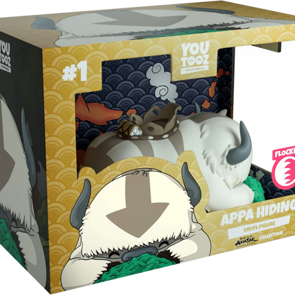 Youtooz - Avatar: The Last Airbender - Appa Hiding Flocked Vinyl Figure #1 - The Card Vault