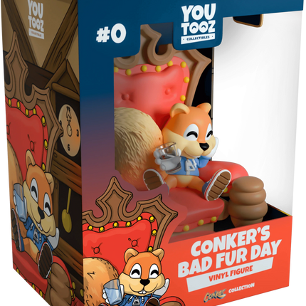 Youtooz - Conker’s Bad Fur Day - Conker's Bad Fur Day Vinyl Figure #0 - The Card Vault