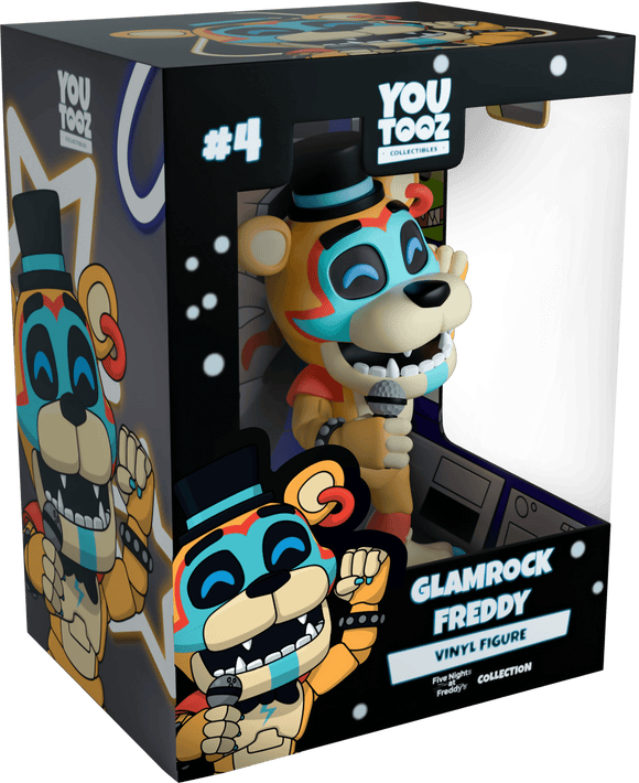 Youtooz - Five Nights at Freddy’s - Glamrock Freddy Vinyl Figure #4 - The Card Vault