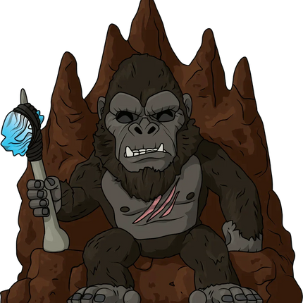 Youtooz - Godzilla vs. Kong - Kong on Throne Vinyl Figure #1 - The Card Vault