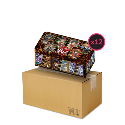 Yu-Gi-Oh! - 25th Anniversary - Dueling Heroes Tin - Display Case (12x Tins) - The Card Vault