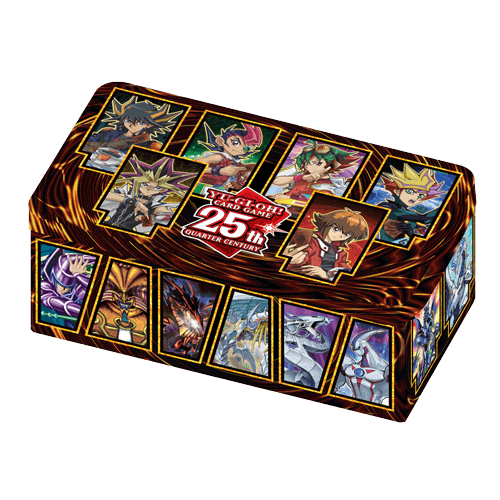 Yu-Gi-Oh! - 25th Anniversary - Dueling Heroes Tin - Display Case (12x Tins) - The Card Vault