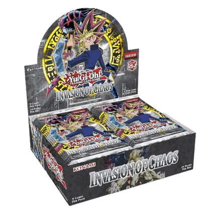 Yu-Gi-Oh! - 25th Anniversary - Invasion of Chaos Booster Box (24 Packs) - The Card Vault