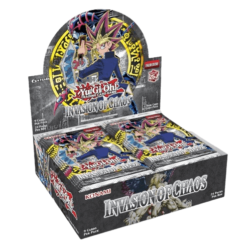 Yu-Gi-Oh! - 25th Anniversary - Invasion of Chaos - Display Case (12x Booster Boxes) - The Card Vault