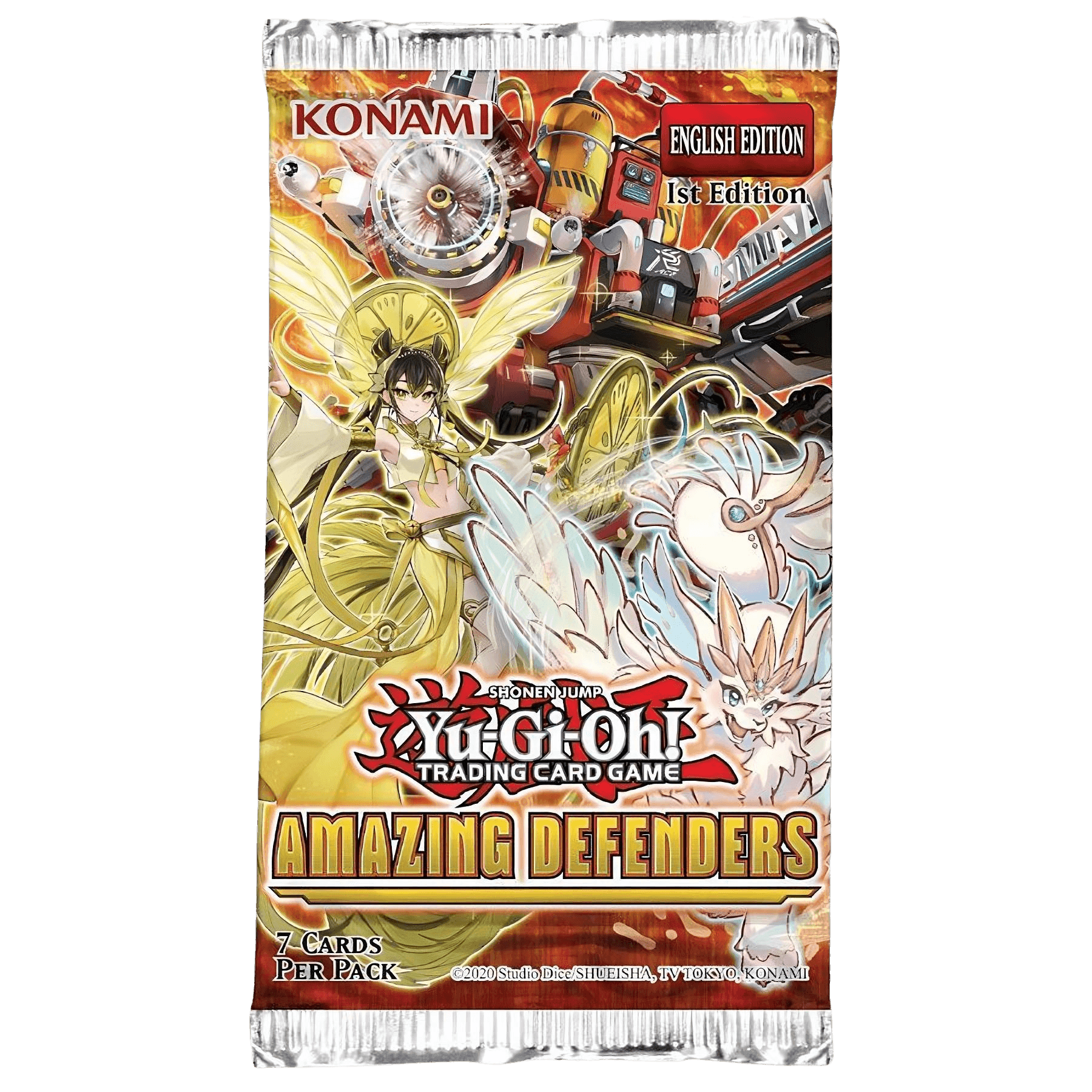 Yu-Gi-Oh! Amazing Defenders Booster Box (24 Packs) - The Card Vault