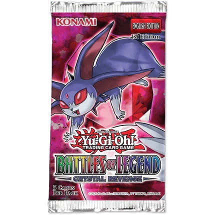 Yu-Gi-Oh! - Battles of Legend: Crystal Revenge - Booster Pack - The Card Vault