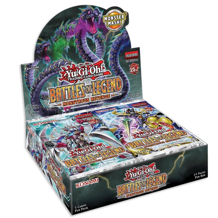 Yu-Gi-Oh! - Battles of Legend: Monstrous Revenge - Booster Box (24 Packs) - The Card Vault