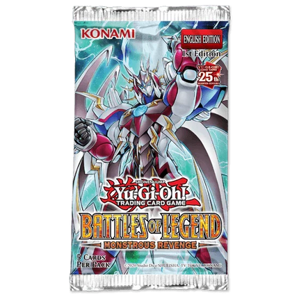 Yu-Gi-Oh! - Battles of Legend: Monstrous Revenge - Booster Box (24 Packs) - The Card Vault