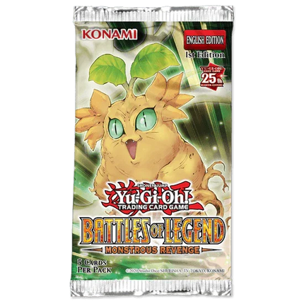 Yu-Gi-Oh! - Battles of Legend: Monstrous Revenge - Booster Box (24 Packs) - The Card Vault