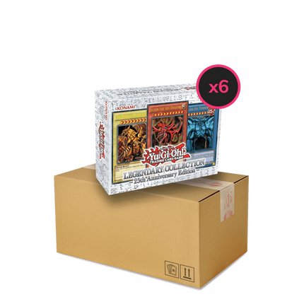 Yu-Gi-Oh! - Legendary Collection: 25th Anniversary Edition - Display Case (6x Collection Boxes) - The Card Vault