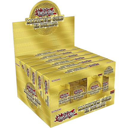 Yu-Gi-Oh! Maximum Gold El Dorado - Display Case (6x Collection Boxes) (Unlimited Reprint) - The Card Vault