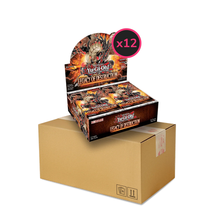 Yu-Gi-Oh! TCG - Legacy Of Destruction - Display Case (12x Booster Boxes) - The Card Vault