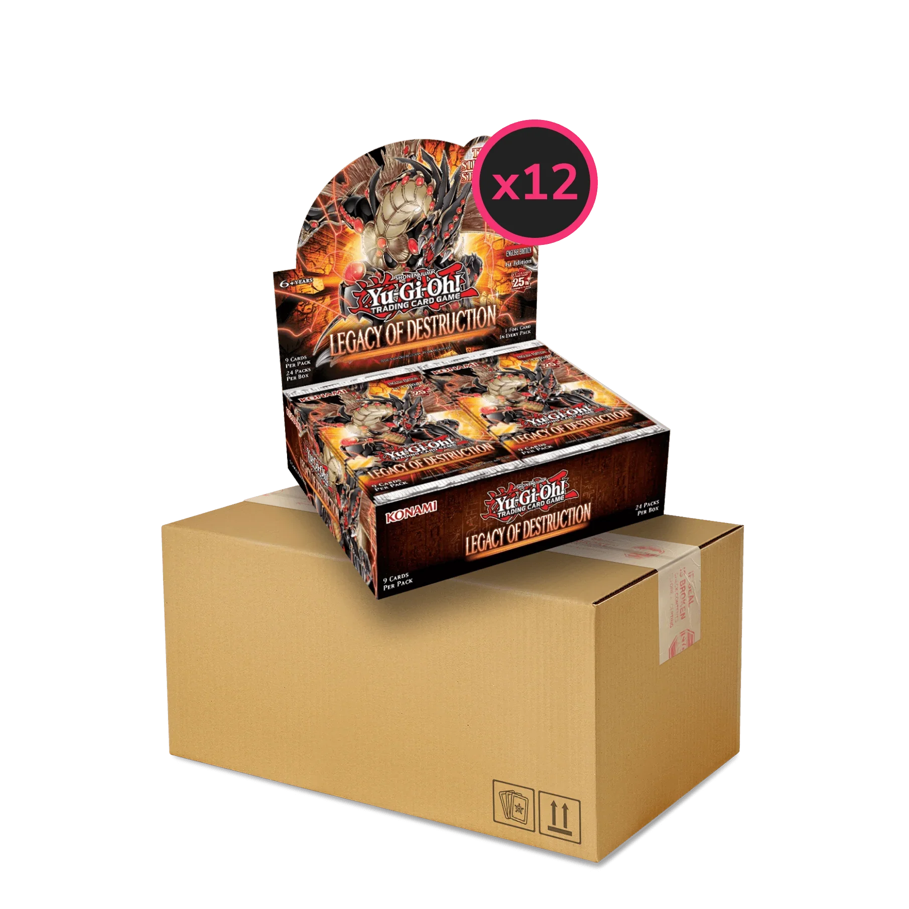 Yu-Gi-Oh! - Legacy Of Destruction - Display Case (12x Booster Boxes) The Card Vault Yu-Gi-Oh! - Legacy Of Destruction - Display Case (12x Booster Boxes) The Card Vault