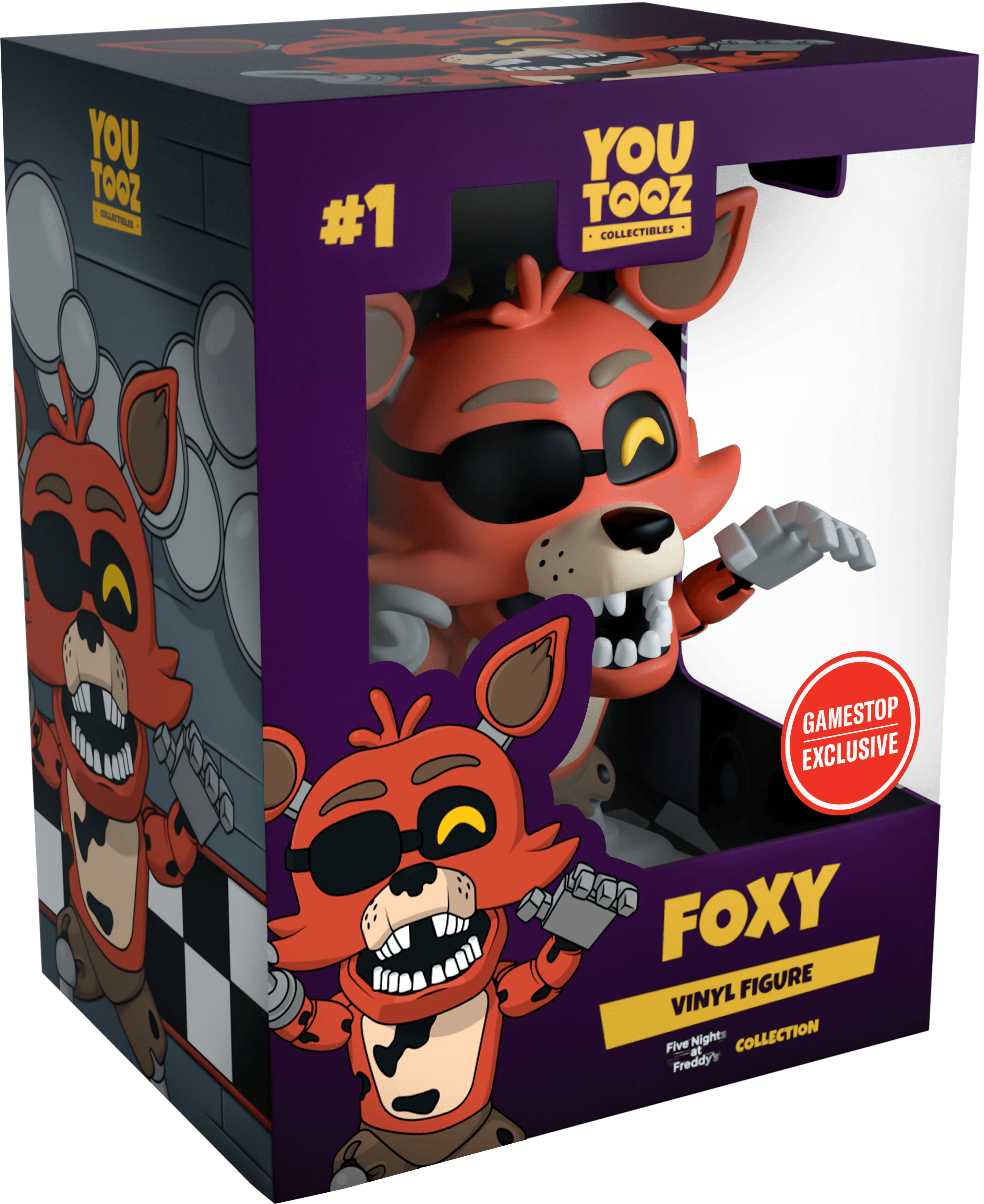 Youtooz - Five Nights at Freddy's - Foxy Collectible Vinyl Figure #1 – The  Card Vault