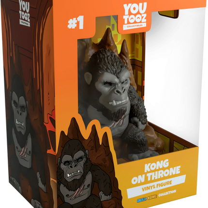 Youtooz - Godzilla vs. Kong - Kong on Throne Vinyl Figure #1 - The Card Vault