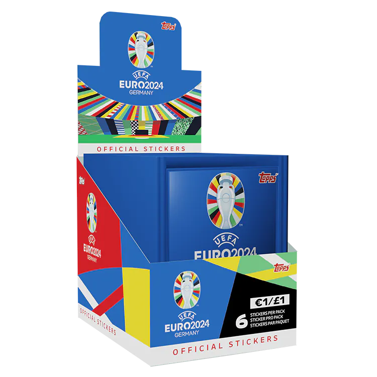 Topps - Euro 2024 Sticker Collection - Booster Box (100 Packs)