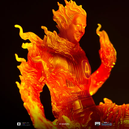 Iron Studios - The Fantastic Four: First Steps - Human Torch BDS Art Scale Statue 1/10