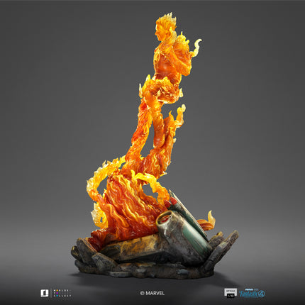 Iron Studios - The Fantastic Four: First Steps - Human Torch BDS Art Scale Statue 1/10