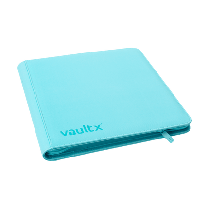 Vault X - 12-Pocket Exo-Tec® Zip Binder - Pastel Blue