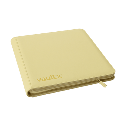 Vault X - 12-Pocket Exo-Tec® Zip Binder - Pastel Yellow