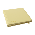 Vault X - 12-Pocket Exo-Tec® Zip Binder - Pastel Yellow