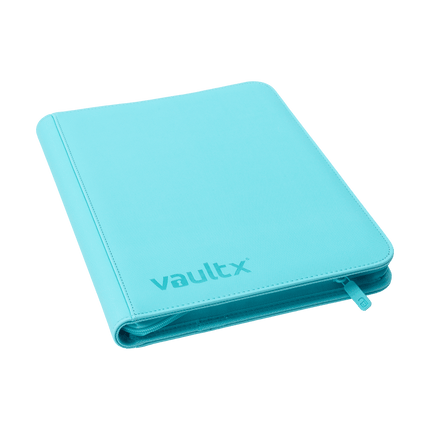 Vault X - 9-Pocket Exo-Tec® Zip Binder - Pastel Blue